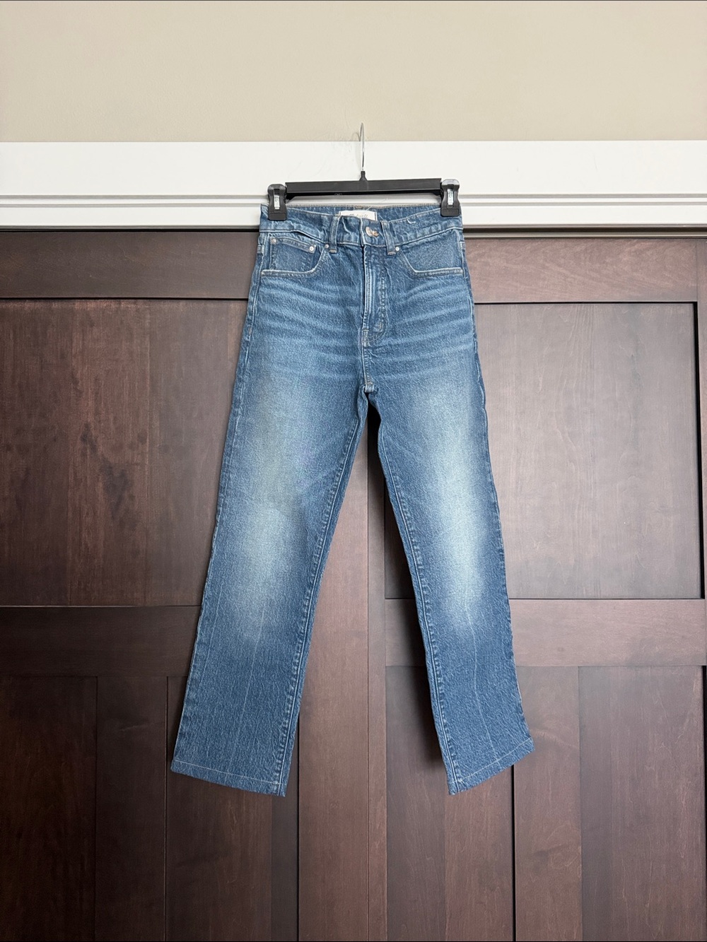 Madewell The Longline Straight Jean size 23 Flaw and Hemmed